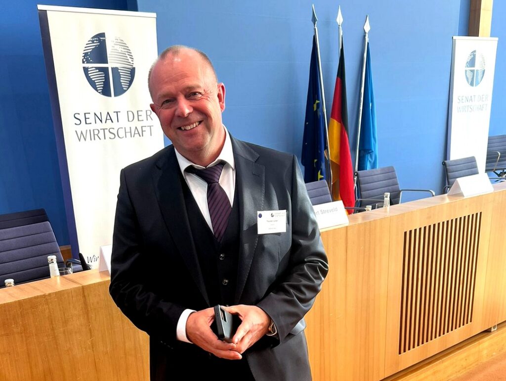 Thorsten Goebel beim Senat der Wirtschaft